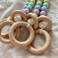 Rainbow Speckles Clip-on Toy