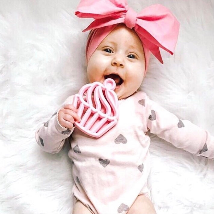 Cupcake Silicone Teether
