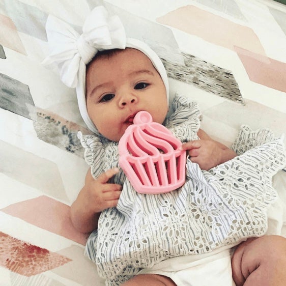 Cupcake Silicone Teether
