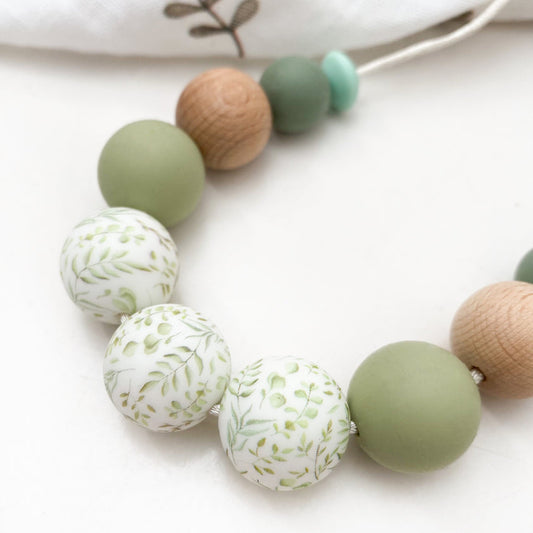 Spring Bloom: Sage Foliage Necklace
