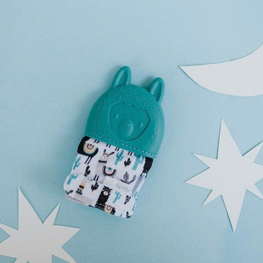 Llama Teething Mitten