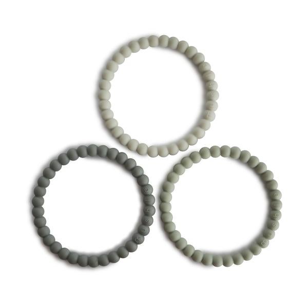 Pearl Teething Bracelets (Set of 3)