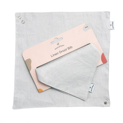 Linen Drool Bib - 6 colours