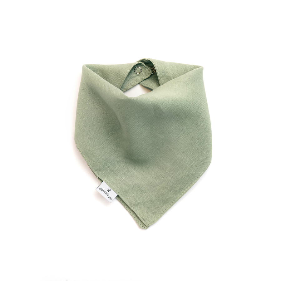 Linen Drool Bib - 6 colours