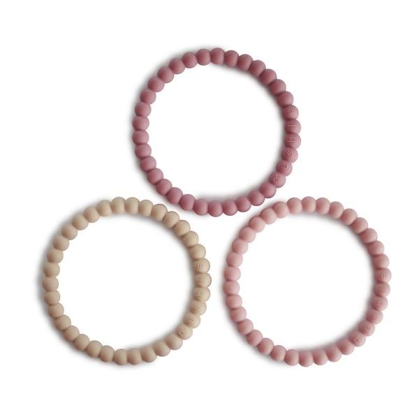 Pearl Teething Bracelets (Set of 3)