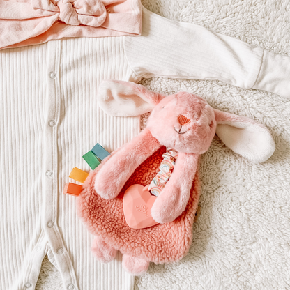 Itzy Lovey Plush & Teether Toy - Ana the Bunny