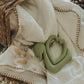 Lint Green Swan Silicone Teether
