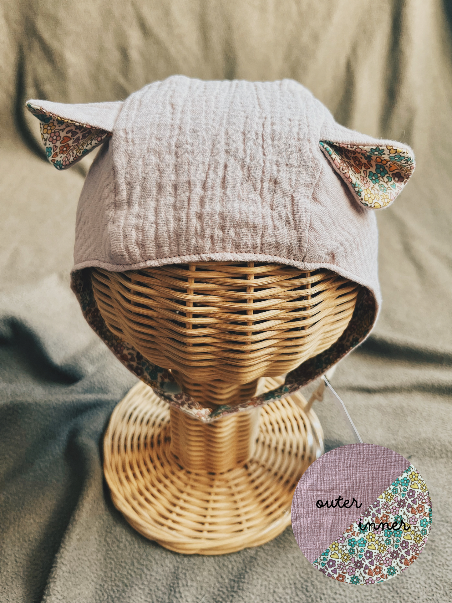 Handmade Baby Bonnets - various designs