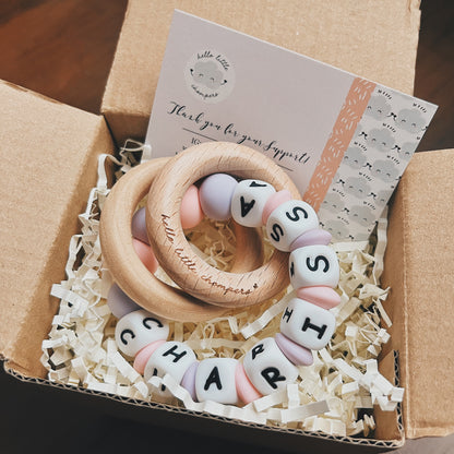 [Gift Set Add-On] Custom Name Rattle