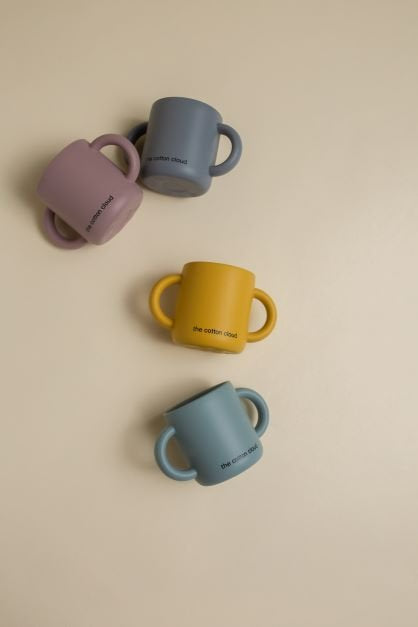 Silicone mug with handles