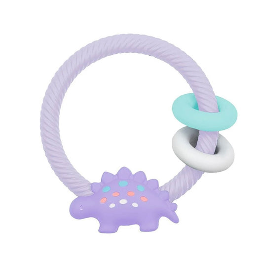 Lilac Dino Ritzy Rattle