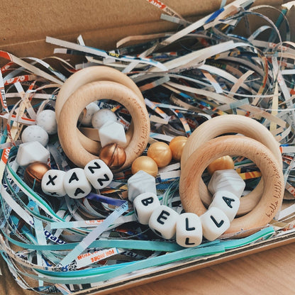 [Gift Set Add-On] Custom Name Rattle