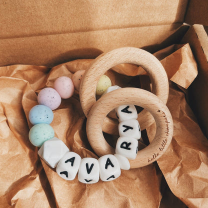 [Gift Set Add-On] Custom Name Rattle